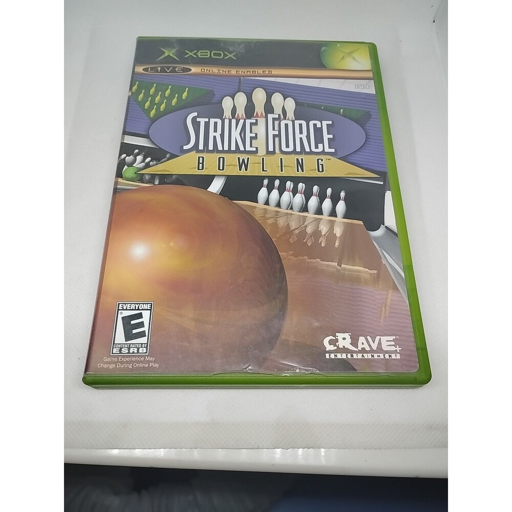 Strike Force Bowling - Microsoft Original Xbox Complete CIB With Manual